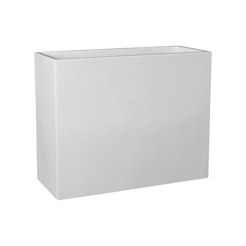 Doniczka Zadora Z Włókna Szklanego Na Taras Do Domu D272L biały Połysk 1 szt