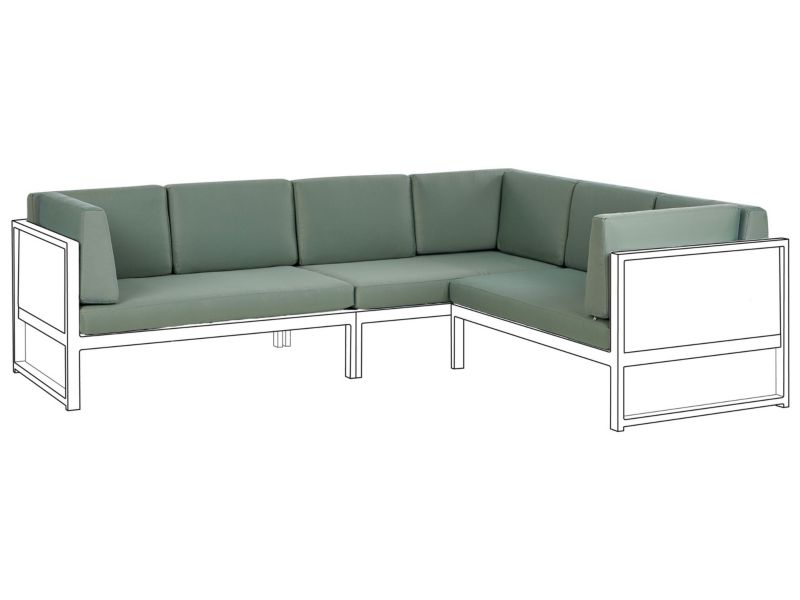 Komplet poszewek na poduchy Castella Zielony 1 kpl