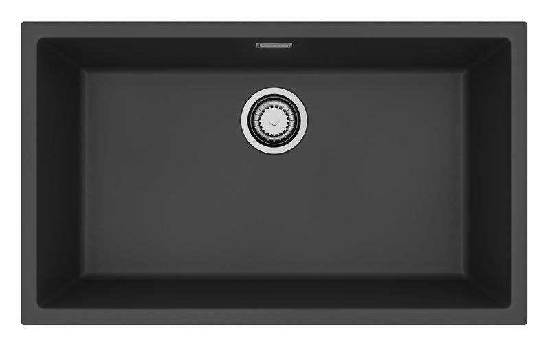 Zlewozmywak granitowy Alveus OMNI 40 DEEP BLACK kol G90 czarny(45x75) 1-komorowy 1szt