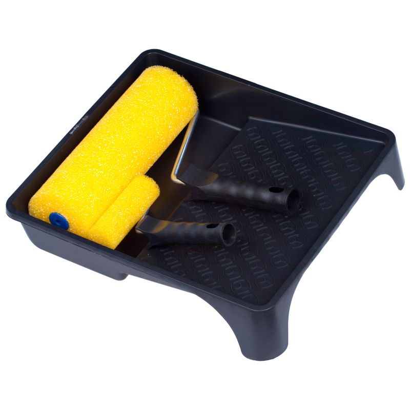 Zestaw malarski FAVORITE, BIG nr 8, wałek Moltopren strukturalny 25 cm, do farb strukturalnych, 5 elementów