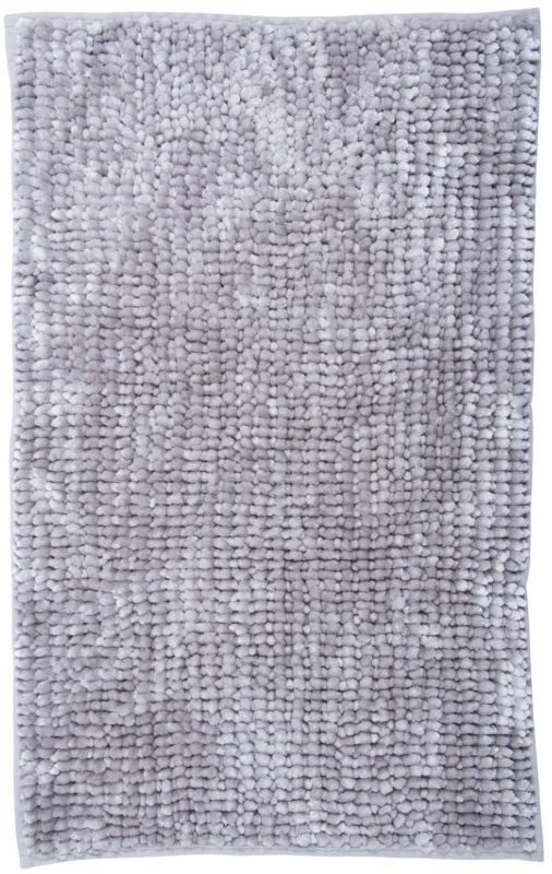 Dywanik łazienkowy Multidecor Chenille Velvet 50 x 80 cm jasny szary 1 szt.