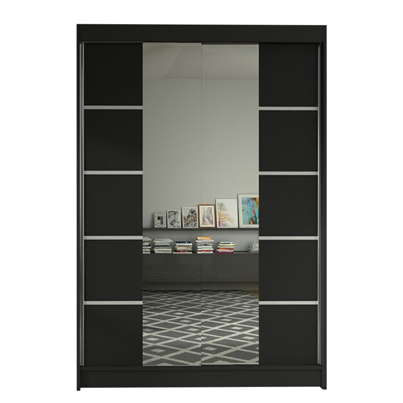 Szafa MIRJAN 24 z drzwiami przesuwnymi Lino V czarny 1 szt.