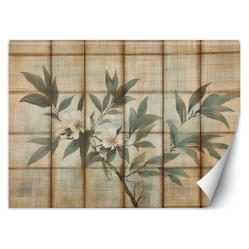 Fototapeta Feeby Łogyga Rośliny Z Kwitatami W Ciepłych Kolorach 250x175 1 szt