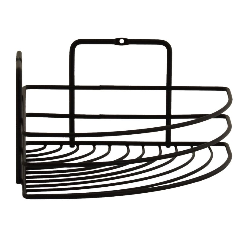 Półka łazienkowa Rodeno narożna stalowa 1 szt.