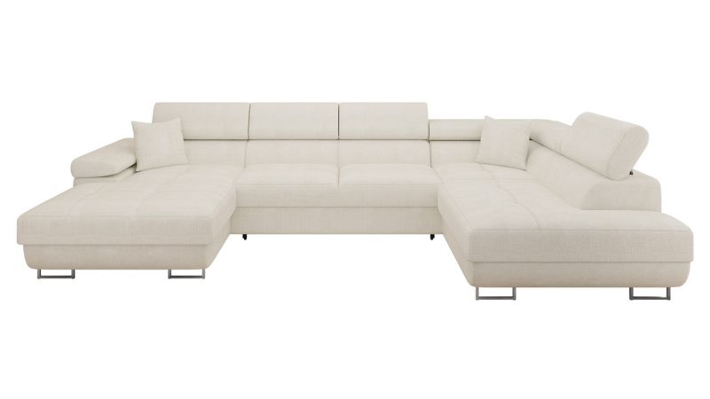 Narożnik z funkcją spania MIRJAN 24 Torezio Bis prawy śmietankowy 1 szt.