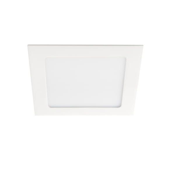 Oprawa sufitowa wpuszczana Kanlux Katro łazienkowa biała LED 12W 3000K 720lm IP44 wym: 2 x 17 x 17 cm kwadratowa - 1 szt.