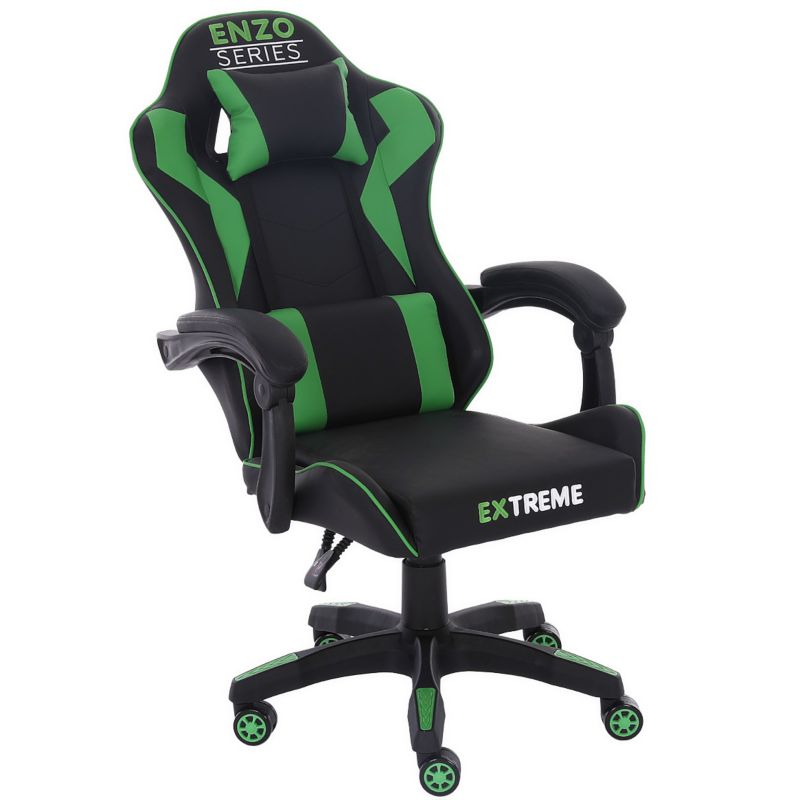 Fotel gamingowy EXTREME Enzo Green 1szt