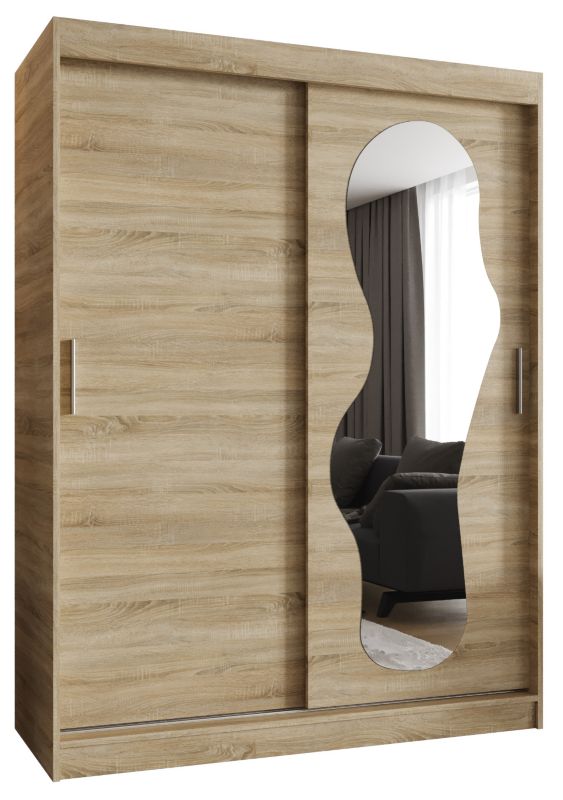 Szafa przesuwna Garderoba Abiks ULTRA 150 dąb sonoma 1szt.