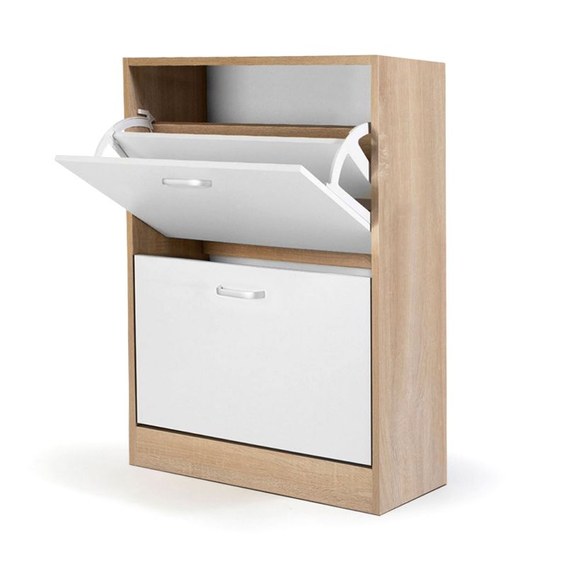 Szafka na buty JUMI regał 2 komory schowek do przedpokoju pojemna