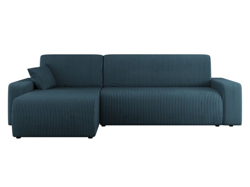 Narożnik z funkcją spania MIRJAN 24 Piano L Sztruks kobaltowy 1 szt.