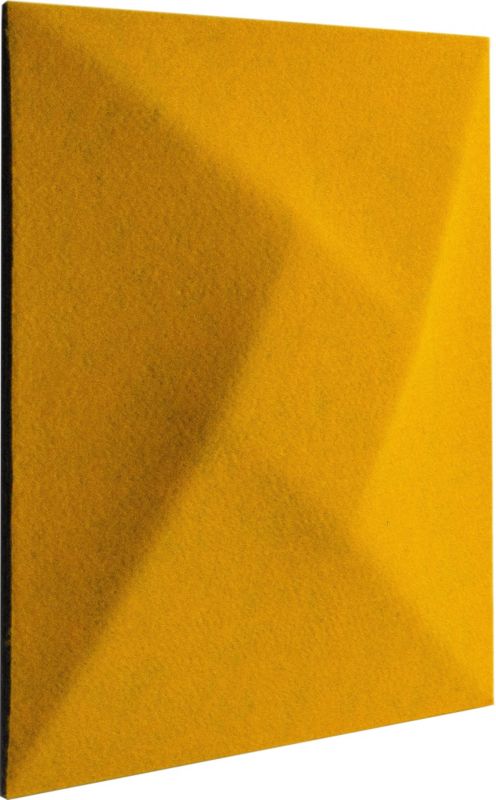 Panel dekoracyjny Decosa 30 x 30 cm filcowy kwadrat 3D musztardowy