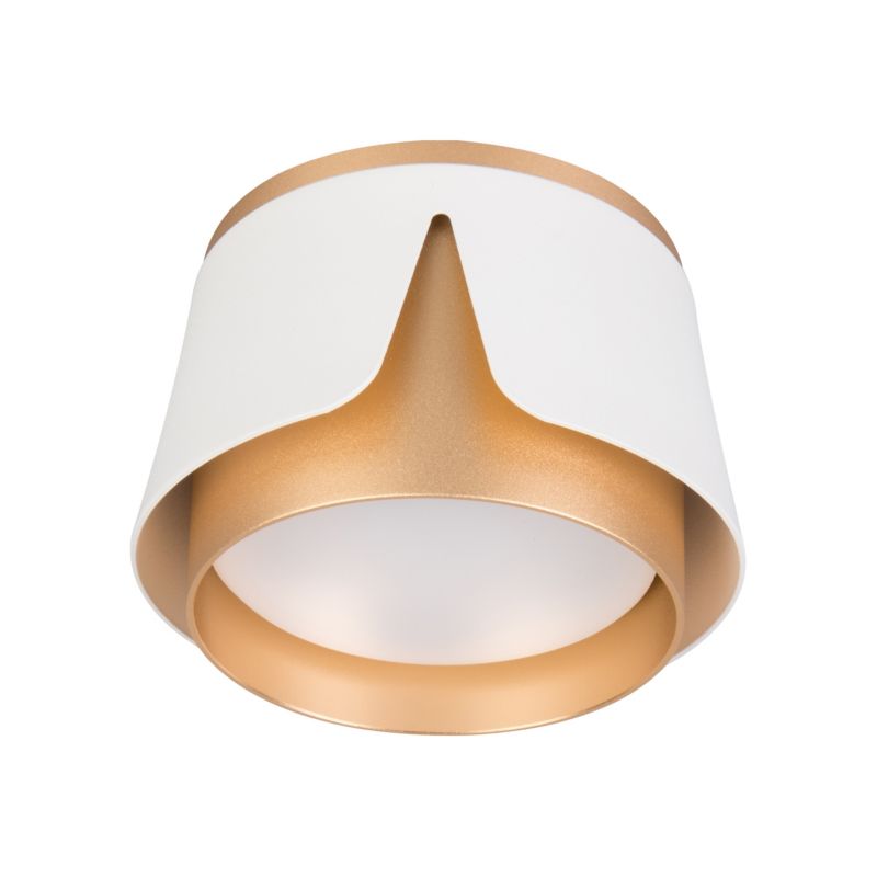 Lampa oprawa natynkowa MasterLED GX53 światło punktowe biała + złota IP20 1 szt.