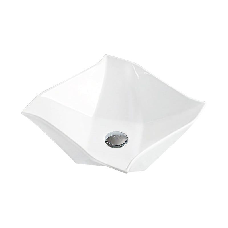 Umywalka nablatowa Mexen Elvira biała 42 x 42 cm 1 szt.