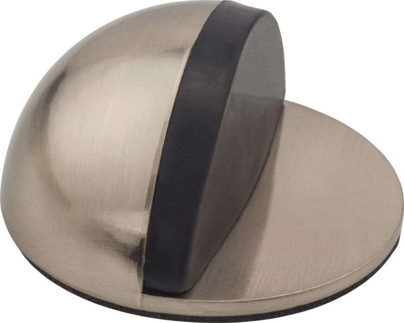 Odbojnik do drzwi Stahl półkula nikiel - satyna