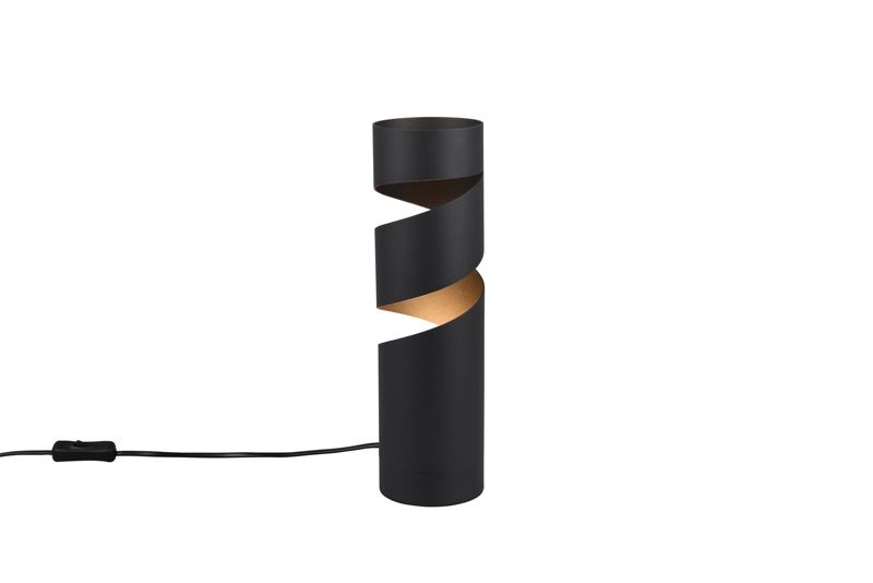 Lampa stołowa Trio Stream czarny mat 1 x GU10 x 10W IP20 wym: 35 x 10 x 10 cm metal - 1 szt.