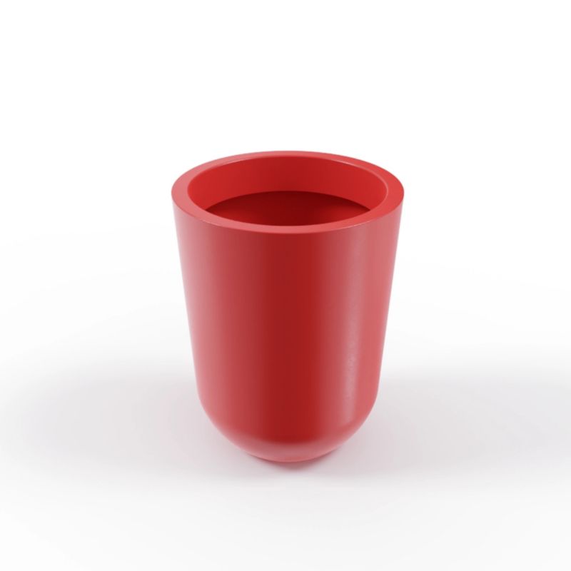 Doniczka Lechuza Z Polietylenu Do Domu Na Taras WESTA PL-WE70 czerwony 1 szt