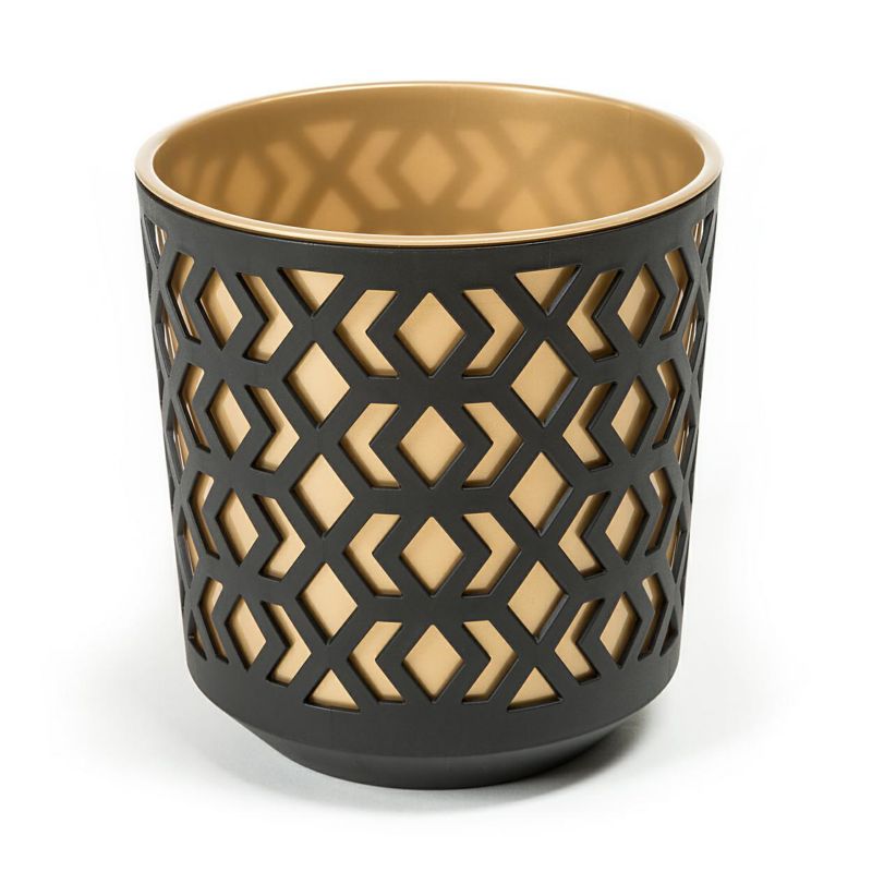 Donica Aspen HowHomely Tworzywo Czarne 25x26 cm 1 szt.