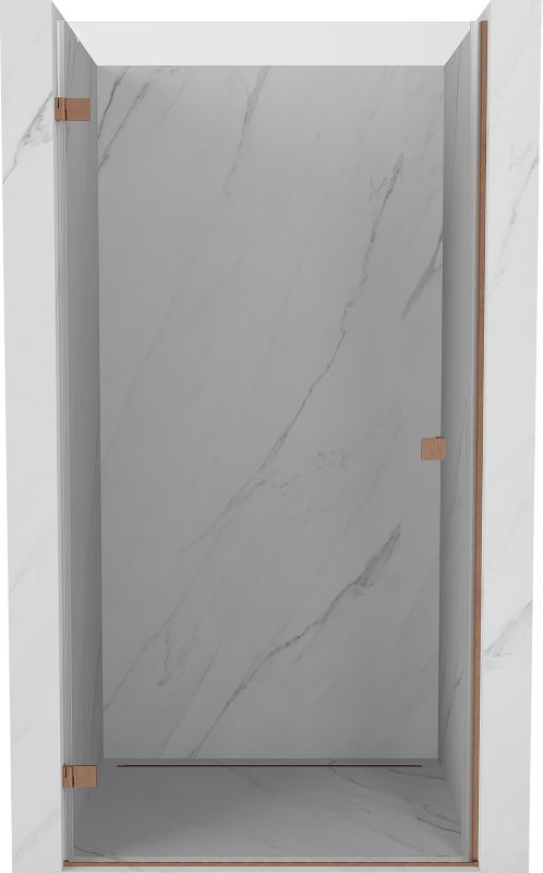 Drzwi prysznicowe Mexen Lunar-B miedź szczotkowana 60x200 cm 1 szt.