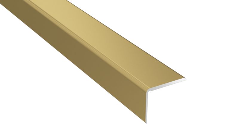 Profil aluminiowy schodowy GoodHome 25 x 1200 mm złoty nr 27