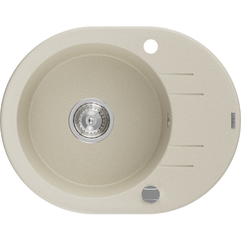 Zlewozmywak wpuszczany Mexen Kevin 1-komorowy biały 586 x 458 mm - 6517581005-20 1 szt.