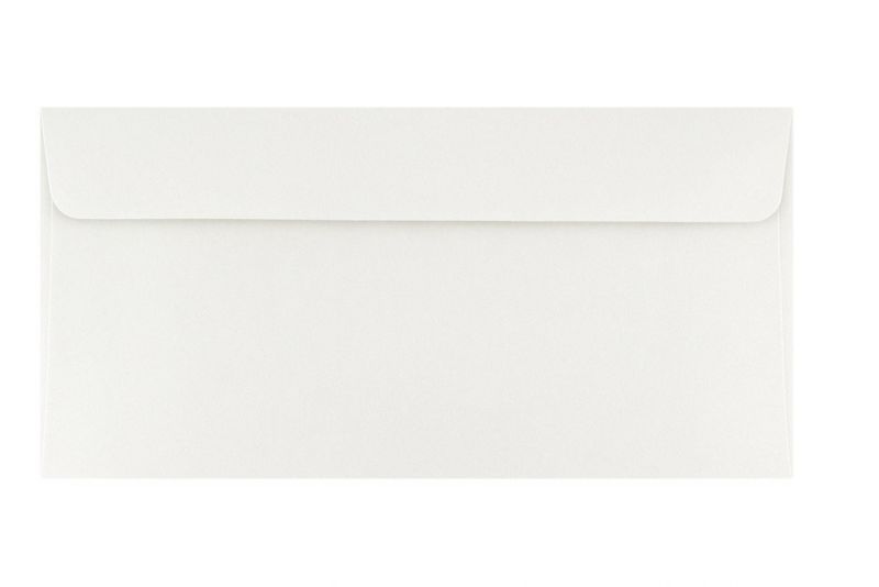 Koperty Ozdobne Neopak DL HK Perłowy Biały 120g - Na Zaproszenia 50 szt.