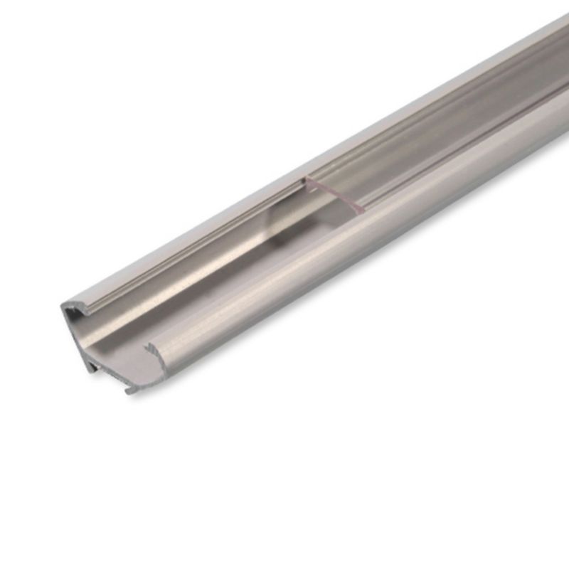 Profil LED MasterLED PCV narożny 22x12 Szary z transparentnym kloszem 2m 1 szt.