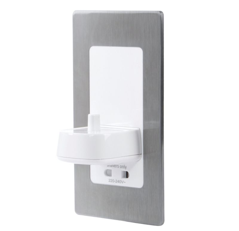 Płyta czołowa do ładowarki PV12P ProofVision do szczoteczki elektrycznej Oral-B lub Braun stal szczotkowana 1 szt.