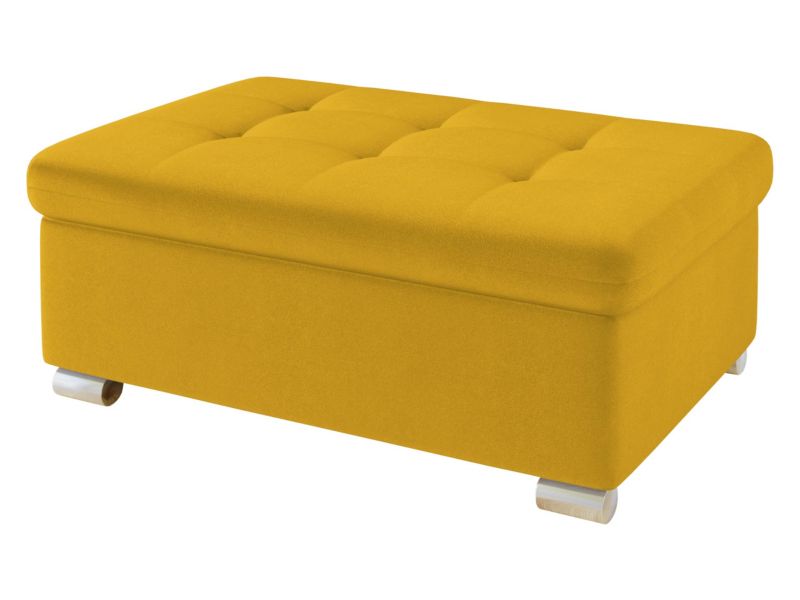Pufa MIRJAN 24 Niko Duża żółty aksamit 1 szt.