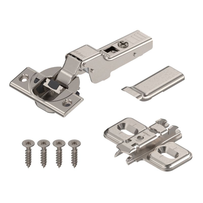 Zawias puszkowy bliźniaczy Blum 110° z prowadnicą 1 sztuka