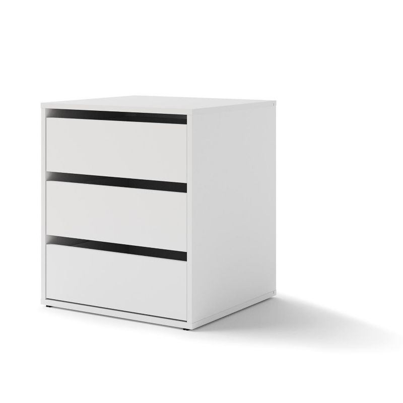 Kontenerek Bettso Maxi praktyczny z 3 szufladami biały 1szt.