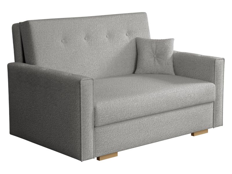 Kanapa rozkładana MIRJAN 24 Viva Sonic II jasnoszara bukla 1 szt.