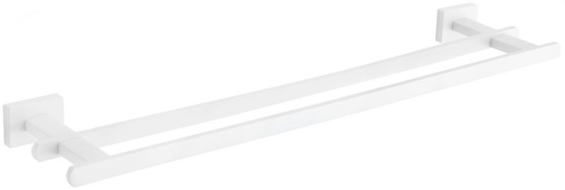 Podwójny drążek na ręcznik Mexen Arno biały 54x3,5 cm 2 szt.