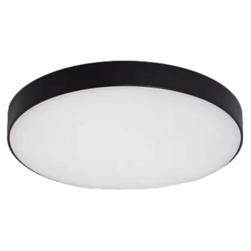 Plafon sufitowy Abruzzo Simplicate czarny LED 19W 1900lm łazienkowy IP44 wym: 2 x 18 x 18 cm metal - 1 szt.