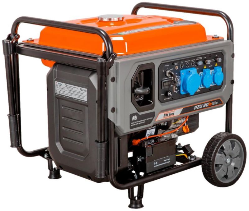 Agregat Oleo-Mac Om Line Pzu 90 Generator Inwertorowy Prądotwórczy Inwerterowy Walizkowy 230V 7.5 Kw Estart - Rozrusznik 1szt