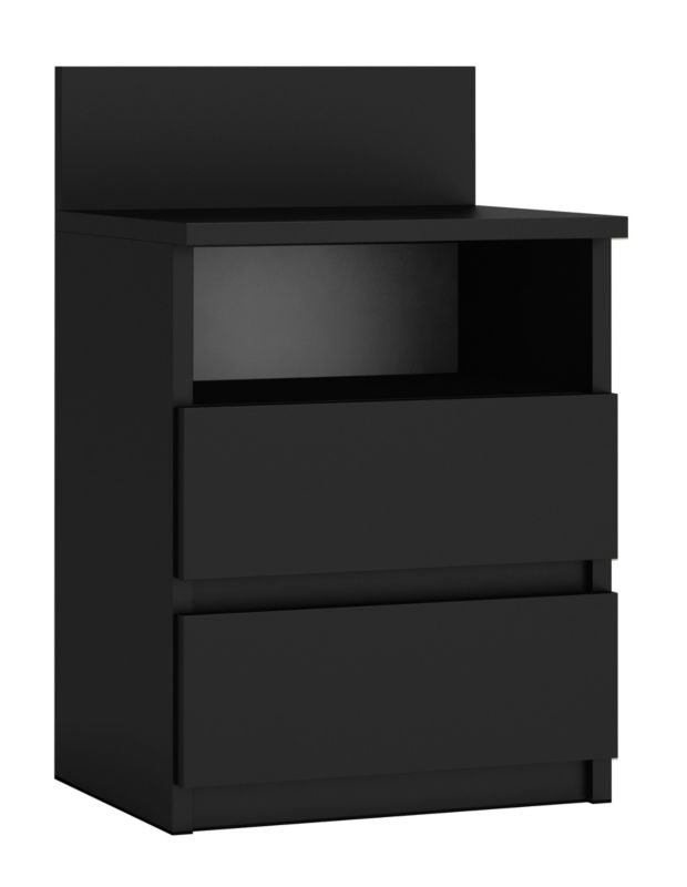 Szafka Nocna Topeshop Malwa M1 Czarny 32x40x59 cm 1 szt.