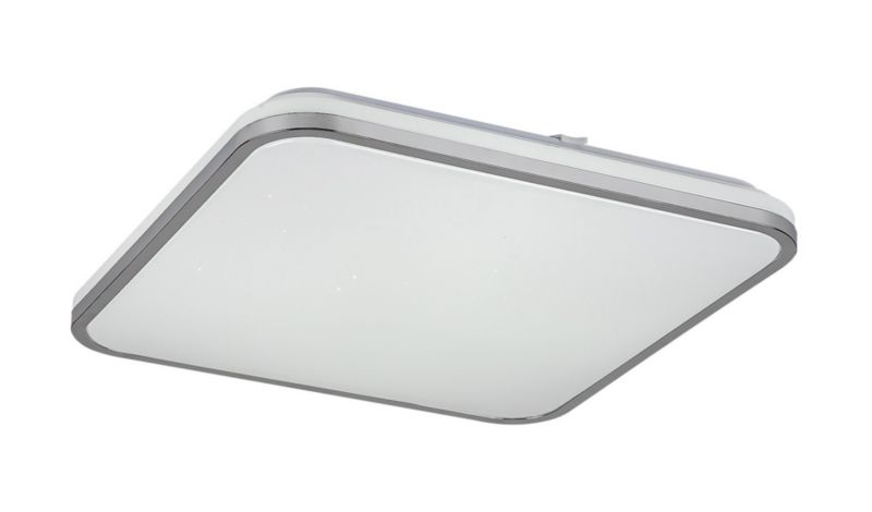 Plafon sufitowy lampa Rabalux Linden chromowany biały LED 72W 3000K-6500K 5800lm IP20 wym: 7,5 x 45,5 x 45,5 cm metal - 1 szt.