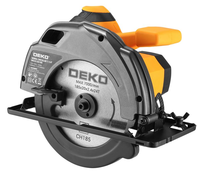 Piła tarczowa DEKO 1200W 4800obr./min 1 kpl.