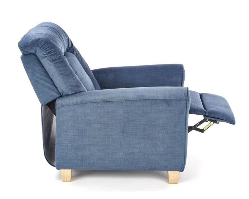 Fotel Halmar rozkładany BARD szary 1 szt.