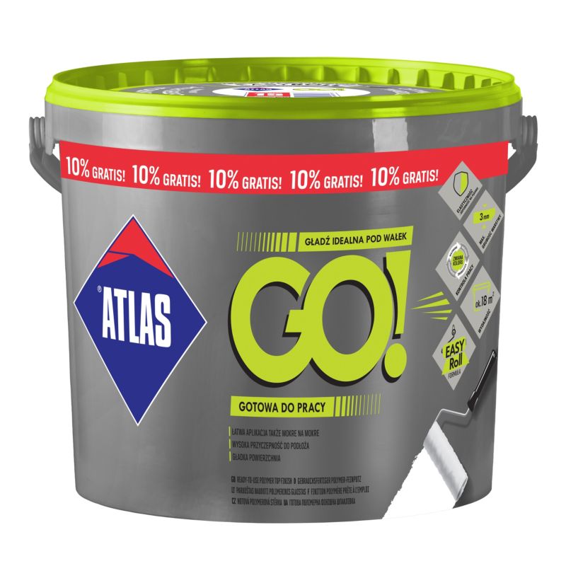 Gotowa Gładź szpachlowa Atlas Go 27,5 kg