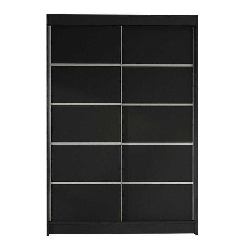 Szafa MIRJAN 24 z drzwiami przesuwnymi Lino IV czarny 1 szt.