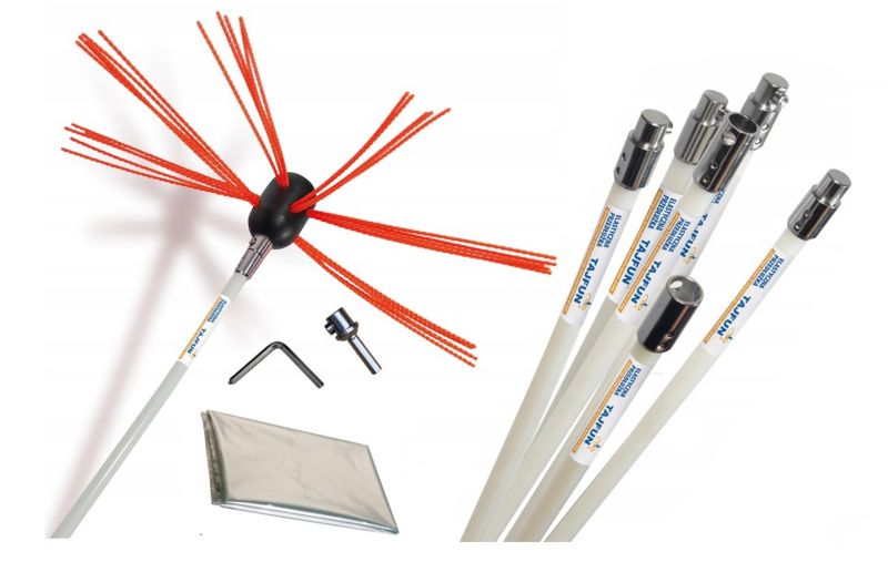 Zestaw do czyszczenia komina Tajfun 6 m