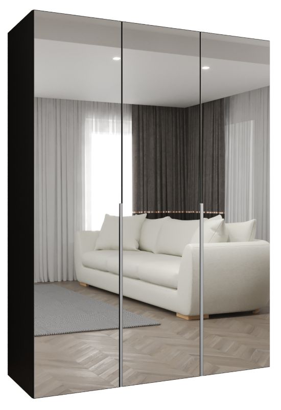 Szafa uchylna otwierana ALICANTE 3 150 wys 202 cm Czarny + Kaszmir 1 szt