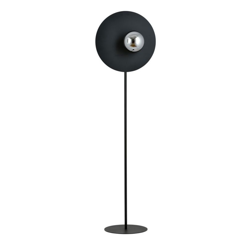 Lampa podłogowa stojąca Emibig Oslo czarno-grafitowa 1 x E14 x 10W wym: 145 x 40 cm - 1 szt.