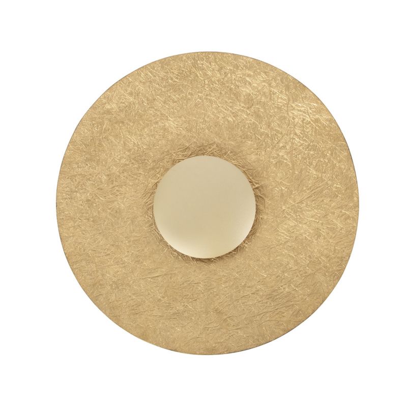 Kinkiet ścienny Sigma Lighting Sole złoty LED 7W 3000K IP20 wym: 55 x 55 x 7 cm - 1 szt.