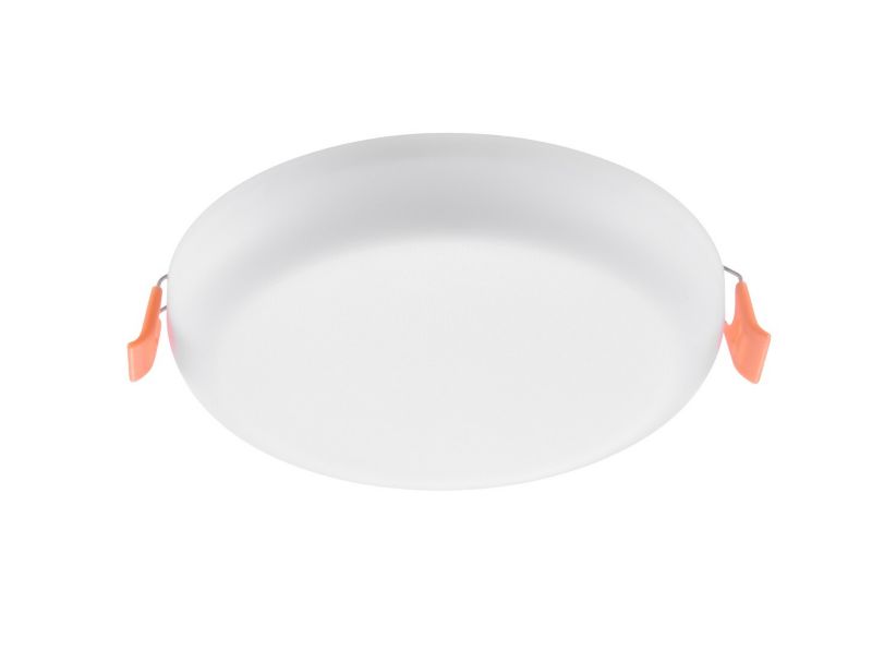 Oprawa sufitowa wpuszczana Rabalux Oleg łazienkowa biała 1 x x 12W IP65 wym: 2,5 x 12,3 x 12,3 cm okrągła - 1 szt.