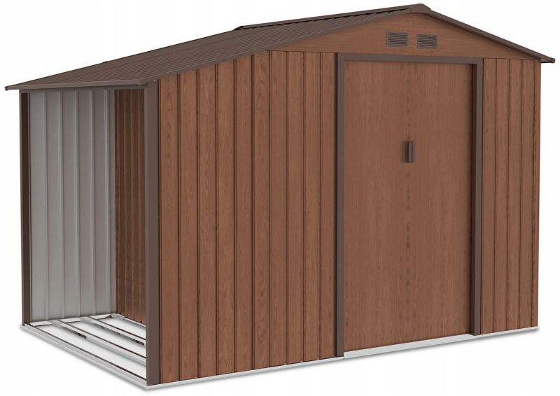 Domek Ogrodowy Narzędziowy na Narzędzia Drewutnia MADISON 278x191cm Metal 1 szt