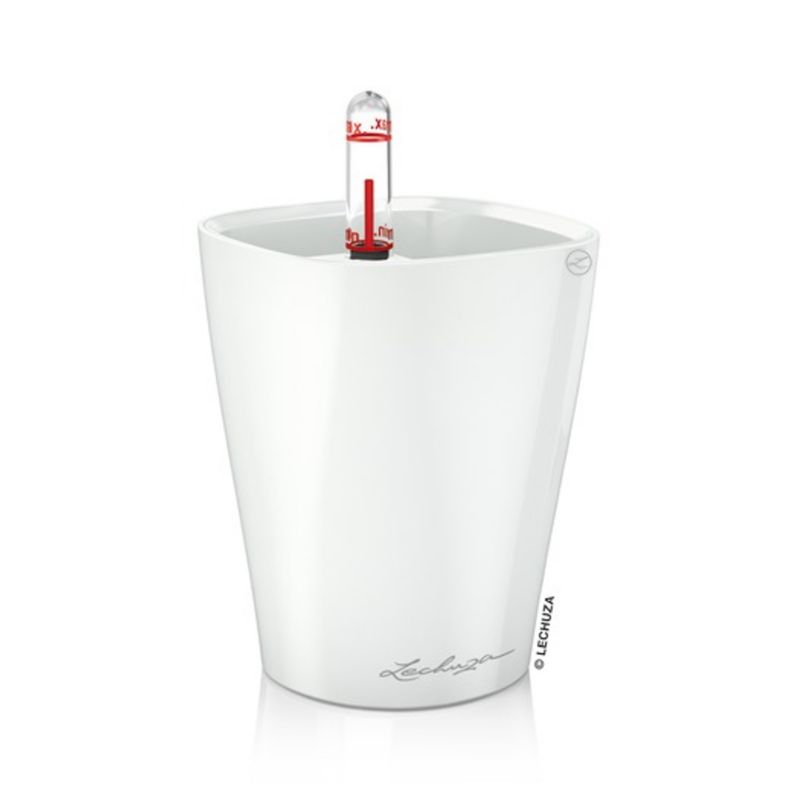 Doniczka Lechuza Do Domu Ogrodu Mini-Deltini Biały Połysk 1 szt