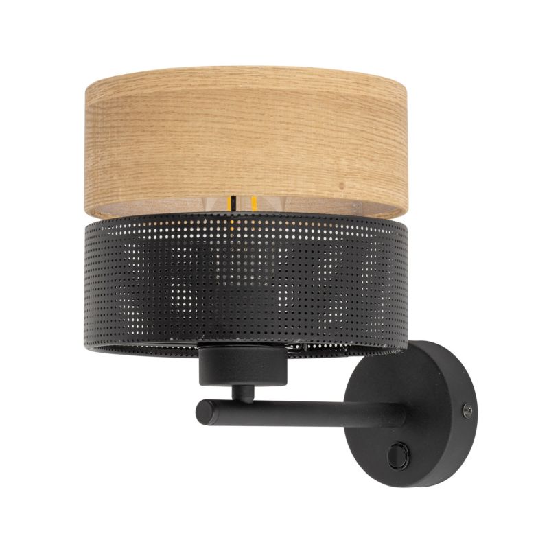 Kinkiet TK-Lighting Nicol abażur juta siateczka - 1szt.