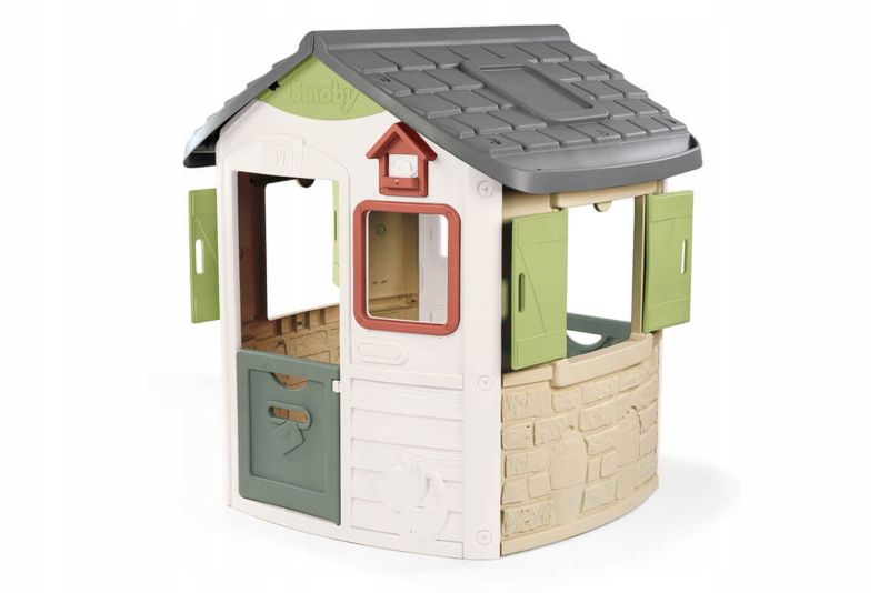 Domek Ogrodowy Smoby dla Dzieci Neo Jura do Zabawy z Okiennicami Solidny 1 szt