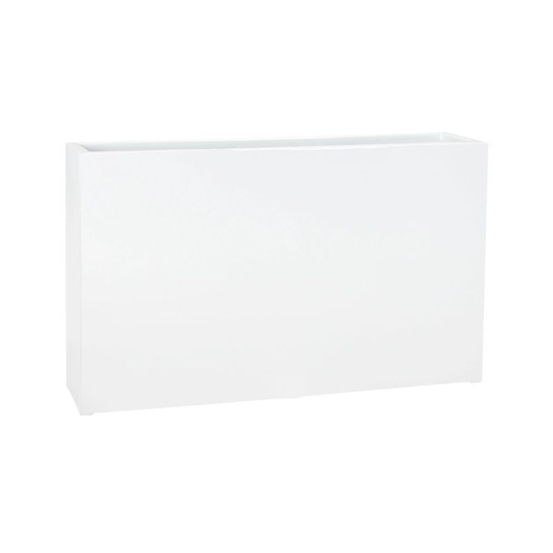 Doniczka Lechuza Z Włókna Szklanego Na Taras Do Domu Zadora D972G biały Mat 1 szt